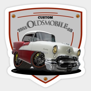 1955 Olds 98 Holiday Sticker